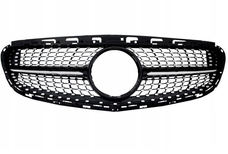Grill MERCEDES W212 E 13-16 E43 AMG LOOK BLACK zdjęcie 5