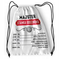 Plecak Sportowy Szkolny Dla Majstra Worek Torba Z Nadrukiem Ze Zdjęciem