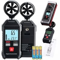 ANEMOMETR WIATROMIERZ MIERNIK WIATRU TEMPERATURY POMIAR PRĘDKOŚCI POWIETRZA