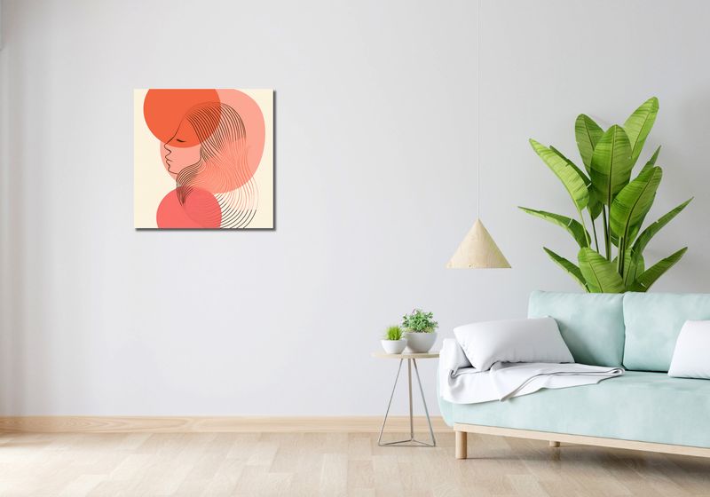 Obraz 60x60cm Zmierzch Linijny zdjęcie 2