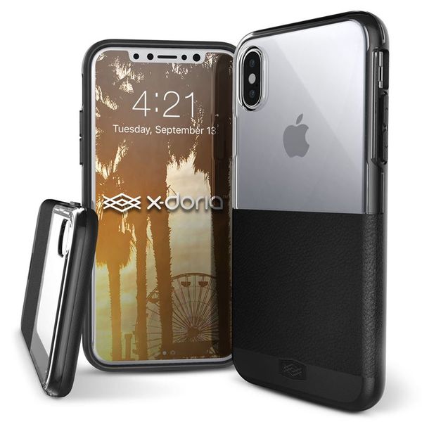 ND38_460774 X-Doria Dash - Etui iPhone X (Black L zdjęcie 1