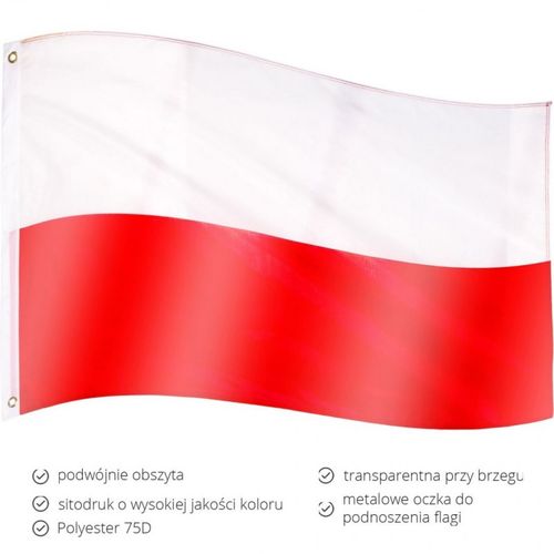 Flaga Polski, narodowe barwy na Arena.pl