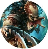 Opłatek na tort Urodziny Predator Łowca Postać 18 30 40 50