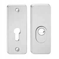 SZYLD GÓRNY KRÓTKI DO KLAMKI ATLAS NA WKŁADKĘ INOX RC3