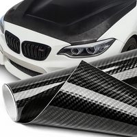 FOLIA 5D CARBON KARBON OKLEINA CZARNA POŁYSK 1,52m x 0,5m