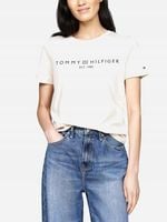 TOMMY HILFIGER t-shirt damski, beżowy, XS