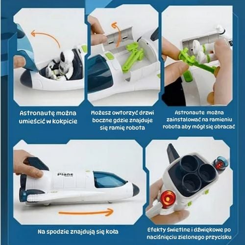 WOOPIE Zestaw Kosmiczny Prom i Łazik Space Set na Arena.pl