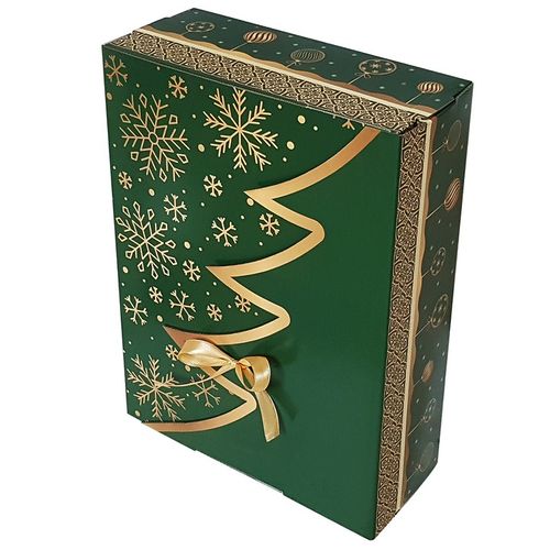 35x25x10 CM PUDEŁKO PREZENTOWE REKLAMOWE ŚWIĄTECZNE CHOINKA GRATIS 1605 D na Arena.pl