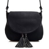 GALLANTRY torebka damska listonoszka chlebak z paskiem V557 czarna