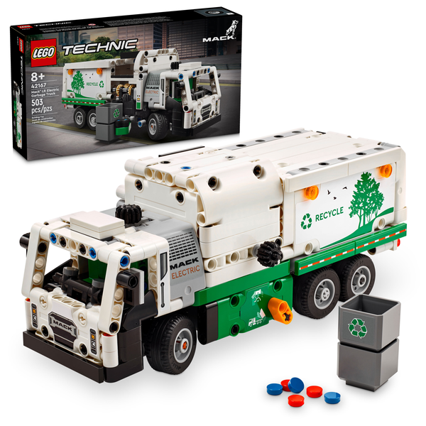 LEGO Technic Śmieciarka Mack LR Electric 42167 zdjęcie 1