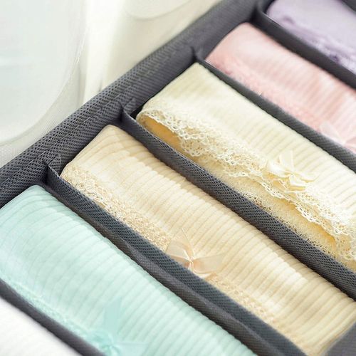 ORGANIZER DO SZUFLADY NA SKARPETKI SZAFY GARDEROBY 4 RODZAJE - SZARY na Arena.pl