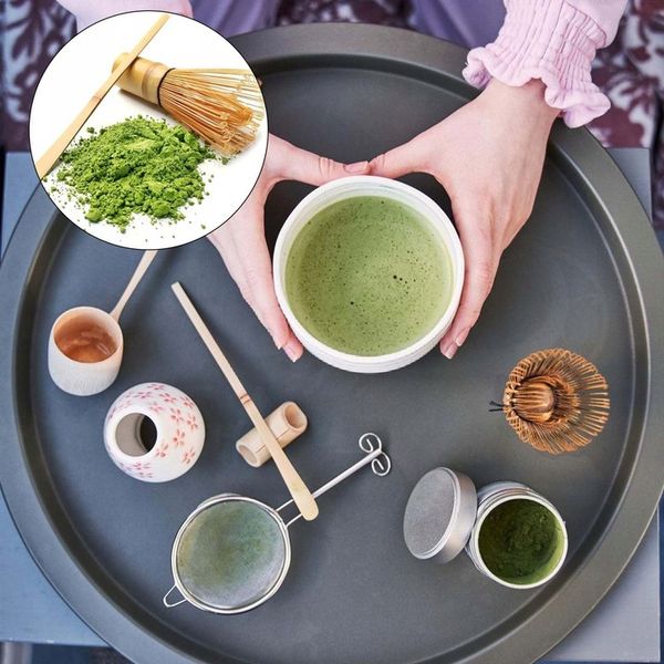 ZESTAW 5 DO CEREMONII MATCHA ZESTAW DO HERBATY MATCHA TRZEPACZKA DO MATCHY zdjęcie 7