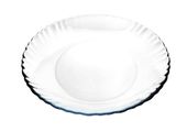 Talerz deserowy szklany SUNNY 19 cm falowany brzeg