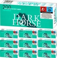 Gilzy papierosowe DARK HORSE MENTHOL 200szt X 10