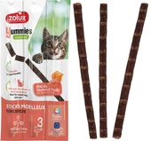 ZOLUX ŁOSOŚ PSTRĄG YUMMIES miękkie pałeczki przysmak kota nagroda 3 szt.