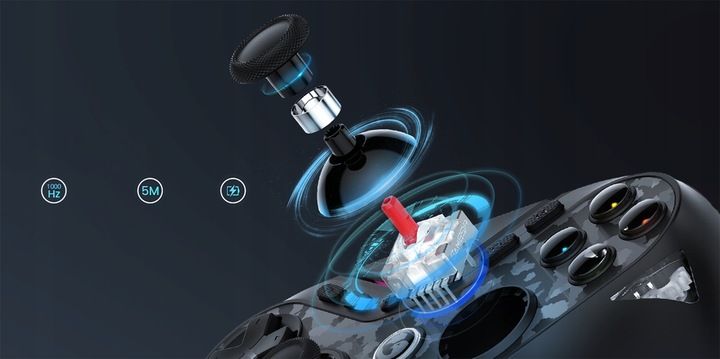 Bezprzewodowy kontroler gamepad GameSir Tarantula Pro PC/Switch/iOS/Android zdjęcie 8