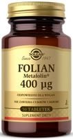 SOLGAR FOLIAN METAFOLIN KWAS FOLIOWY 400mcg 50t