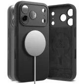 etui ringke silicone magnetic magsafe na iphone 17 pro - czarne