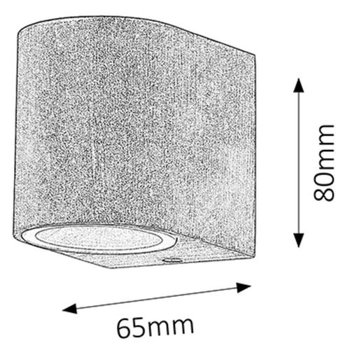Zewnętrzna LAMPA elewacyjna CHILE 8018 Rabalux metalowa OPRAWA kinkiet do ogrodu IP44 outdoor antyczny brąz na Arena.pl