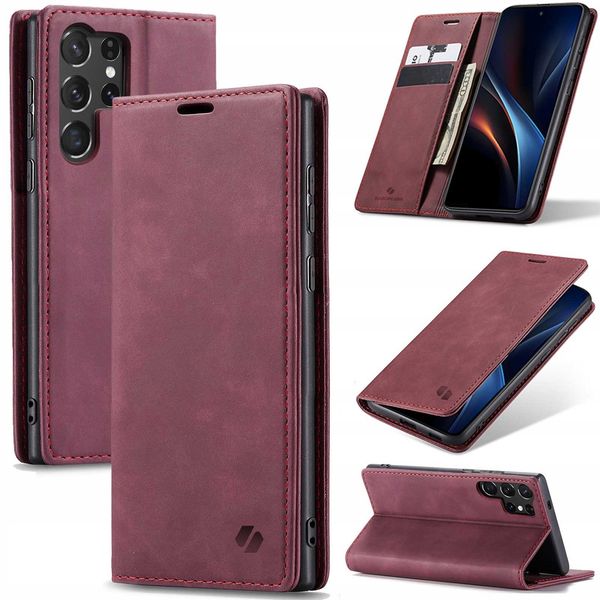 Spacecase Wallet Galaxy S25 Ultra Red zdjęcie 8