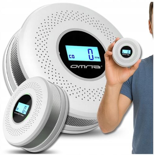 Czujnik czadu i dymu detektor tlenku węgla JKD 512COM certyfikowany na Arena.pl