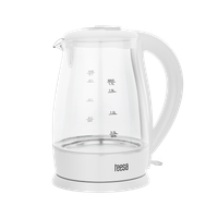 CZAJNIK ELEKTRYCZNY TEESA TSA1511W SZKLANY 2000W BIAŁY 1,7L