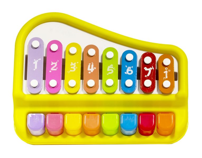 Edukacyjne organki, cymbałki żółte zdjęcie 3