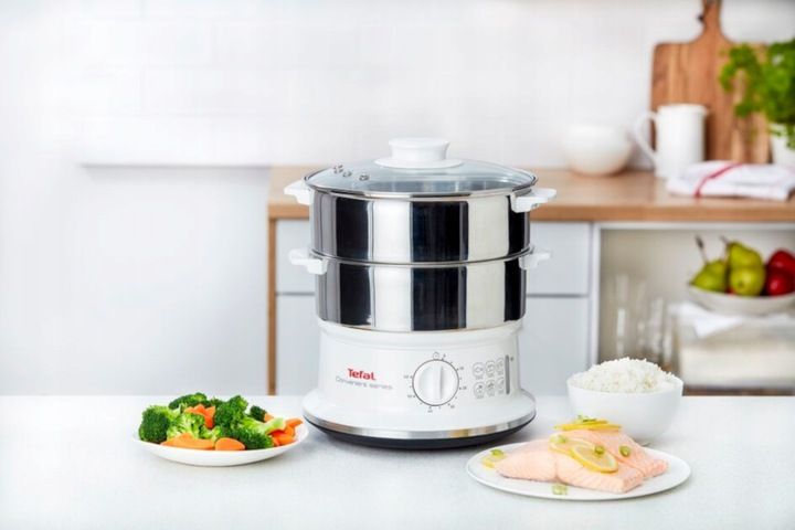 Parowar Tefal Convenient Inox VC145130 900 W zdjęcie 2