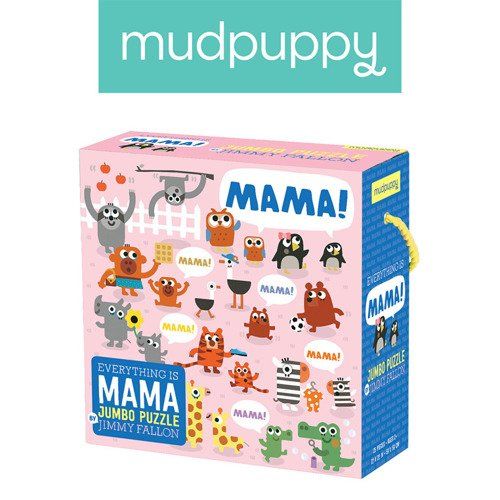 Mudpuppy : Puzzle podłogowe Jumbo Mama 25 elementów 2+ zdjęcie 1