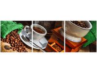 90X30CM KAWA NATURALNA TRÓJ OBRAZ