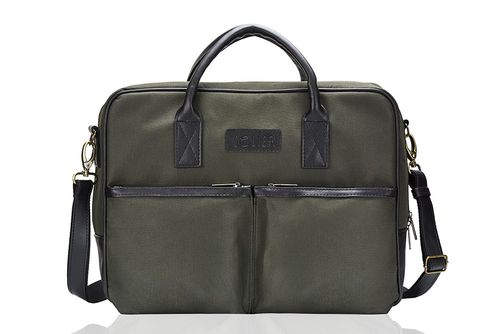 Męska torba na laptopa Solier Limerick khaki na Arena.pl