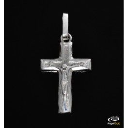 SREBRNY KRZYŻ Z JEZUSEM CHRYSTUSEM PRÓBA SREBRA 925 na Arena.pl