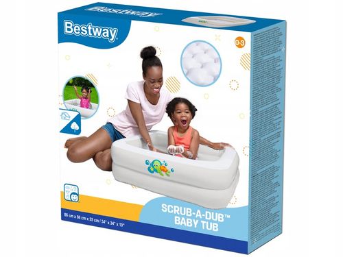 DMUCHANA WANIENKA WANNA TURYSTYCZNA BASEN BRODZIK 3w1 BESTWAY na Arena.pl