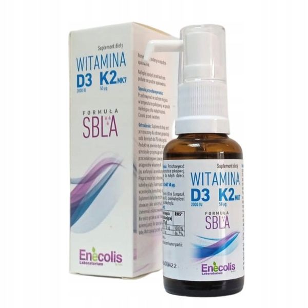 SBLA Witamina D3+K2 Enecolis zdjęcie 1