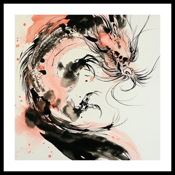 Plakat 40x40cm Smocza Furia zdjęcie 3