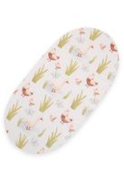 Prześcieradło bawełniane do kosza Mojżesza Boho wózka gondoli 75x35 cm