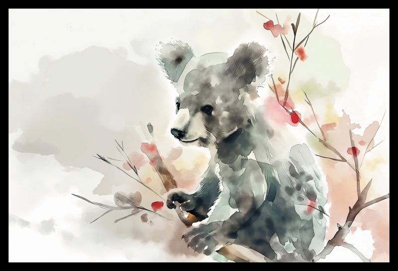 Plakat 45x30cm Akwarelowa Koala zdjęcie 2