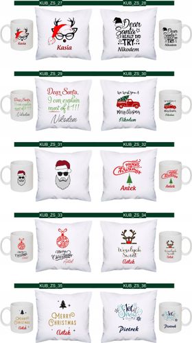 PODUSZKA+KUBEK zestaw prezent Święta Mikołajki na Arena.pl