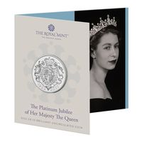 The Platinum Jubilee of Her Majesty The Queen Miedzionikiel £5 2022