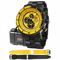 Zegarek Męski Vostok Europe YM86-620C504B czarny bransoleta