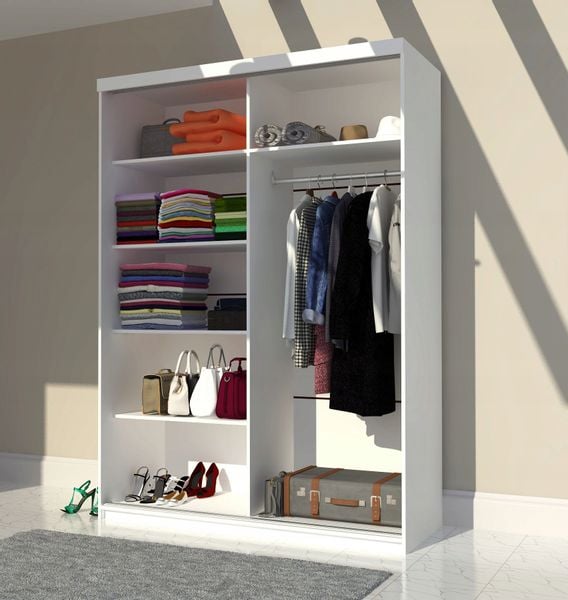 Garderoba Szafa Narożna PARIS drzwi przesuwne zdjęcie 15