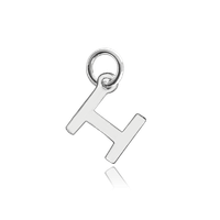 MINET Srebrny wisiorek mała litera „H”