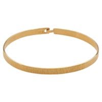 Bransoletka sztywna - młotkowane srebro złocone 18 cm