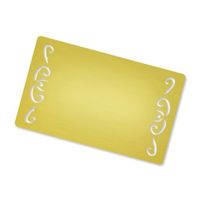 Złote metalowe wizytówki pakiet 10 szt Sublimacja Termotransfer
