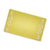 Złote metalowe wizytówki pakiet 10 szt Sublimacja Termotransfer