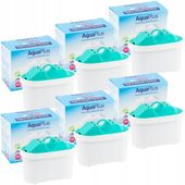 6x Filtr AquaPlus do wody dzbanka zamiennik Dafi Unimax Brita Maxtra Plus