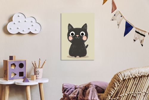 Obraz 40x60cm Wzory dla Dzieci, Dziewczynki i Chłopca - Kotek na Arena.pl