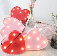 lampka serce led 16 x 16 cm