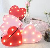 lampka serce led 16 x 16 cm
