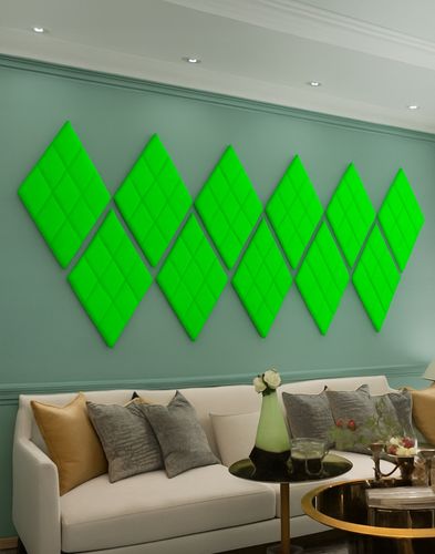 Pianka akustyczna KOSTKA wypukła 30x30x5 cm Panel wygłuszający BUFFO Zieleń na Arena.pl